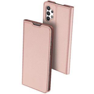Чехол-книжка Dux Ducis с карманом для визиток для Samsung Galaxy A32 4G Rose Gold
