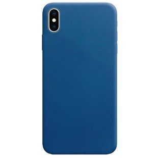 Силиконовый чехол Candy для Apple iPhone X / XS (5.8"") Синий