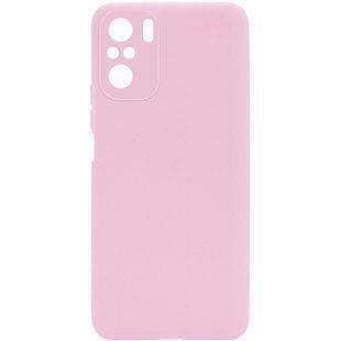 Силиконовый чехол Candy Full Camera для Xiaomi Redmi Note 10 Розовый / Pink Sand