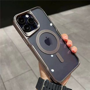 Чохол для Iphone 14 Pro Max Metal Shell with Magsafe Titanium Gray