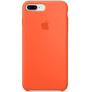 Чохол Silicone case orig 1: 1 (AAA) для Apple iPhone 7 plus / 8 plus (5.5 ") (Помаранчевий / Spice Orange)