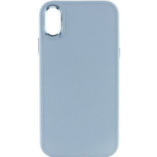 TPU чохол Bonbon Metal Style для Apple iPhone XR (6.1") Блакитний / Mist blue