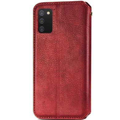 Кожаный чехол книжка GETMAN Cubic (PU) для Samsung Galaxy S23 FE Красный