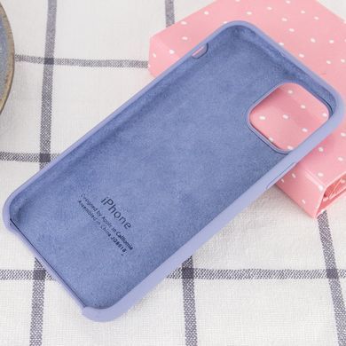 Чехол silicone case for iPhone 11 Lavender Gray / фиолетовый