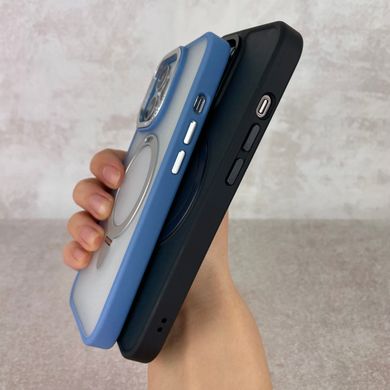 Чехол для iPhone 12 Pro Max Matt Guard MagSafe Case + кольцо-подставка Midnight Blue