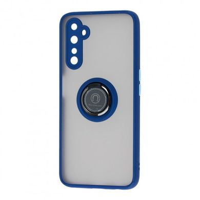 Чехол для Realme 6 Pro LikGus Edging Ring синий