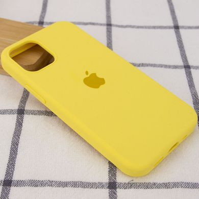 Чохол для Apple iPhone 12 Pro Silicone Full / закритий низ (Жовтий / Yellow)