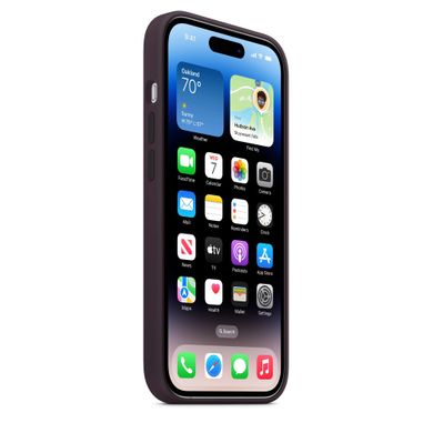 Чохол Silicone case Original 1:1 (AAA) with Magsafe для Apple iPhone 14 Pro Max (6.7") (Фіолетовий/ Elderberry )