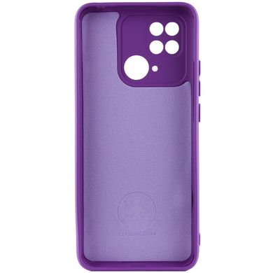 Чохол Silicone Cover Lakshmi Full Camera (A) для Xiaomi Redmi 10C Фіолетовий / Purple
