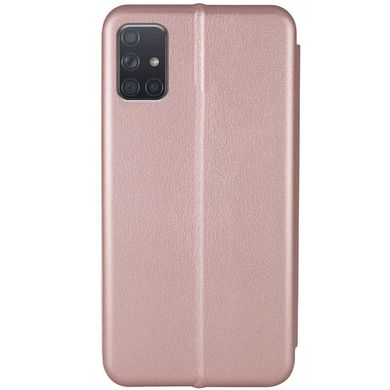 Кожаный чехол (книжка) Classy для Samsung Galaxy M51 (Rose Gold)