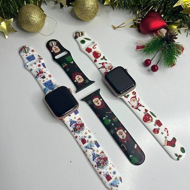 Новорічний ремінець для Apple Watch 38/40/41 mm Christmas Series ver 1