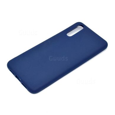 Силиконовый чехол TPU Soft for Huawei P20 Темно-синий, Тёмно-серый