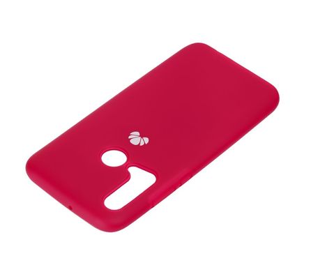 Чохол для Huawei Nova 5i Silicone Full рожево-червоний