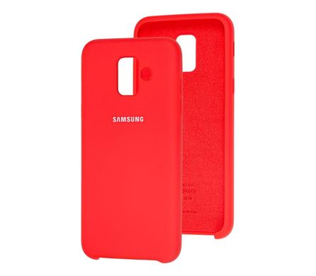 Чехол для Samsung Galaxy A6 2018 (A600) Silky Soft Touch красный