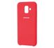 Чехол для Samsung Galaxy A6 2018 (A600) Silky Soft Touch красный