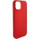 TPU чехол Bonbon Metal Style для Apple iPhone 14 (6.1"") Красный / Red