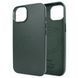 Кожаный чехол Leather Case with MagSafe для Apple iPhone 12 / 12 Pro Темно - зеленый / Forest Green