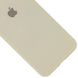 Чехол silicone case for iPhone XS Max с микрофиброй и закрытым низом Antigue White