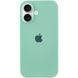 Чехол для Apple iPhone 16 Silicone Case Full / закрытый низ Бирюзовый / Turquoise