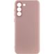 Чехол для Samsung Galaxy S22+ Silicone Full camera закрытый низ + защита камеры Розовый / Pink Sand