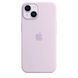 Чехол Silicone case Original 1:1 (AAA) with Magsafe для Apple iPhone 14 Plus (6.7") Сиреневый / Lilac