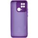 Чохол Silicone Cover Lakshmi Full Camera (A) для Xiaomi Redmi 10C Фіолетовий / Purple