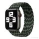 Ремешок Braided Solo Loop для Apple Watch 38/40/41 mm Rainbow Black-Green