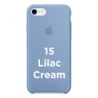 Чохол silicone case for iPhone 7/8 Lilac Cream / Блакитний