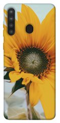 Чехол для Samsung Galaxy A21 PandaPrint Подсолнух цветы