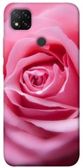 Чехол для Xiaomi Redmi 9C PandaPrint Розовый бутон цветы