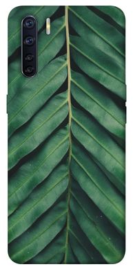 Чехол для Oppo A91 PandaPrint Пальмовый лист цветы