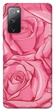 Чехол для Samsung Galaxy S20 FE PandaPrint Розы карандашом цветы