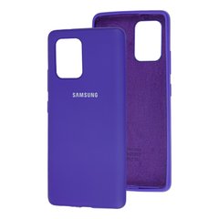 Чохол для Samsung Galaxy S10 Lite (G770) Silicone Full фіолетовий з закритим низом і мікрофіброю