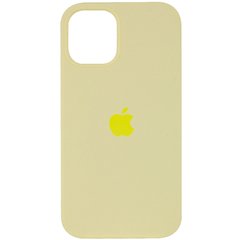 Чохол silicone case for iPhone 12 mini (5.4") (Жовтий/Mellow yellow)