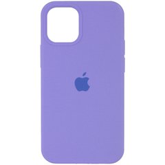 Чехол для Apple iPhone 12 | 12 Pro Silicone Full / закрытый низ (Сиреневый / Dasheen)