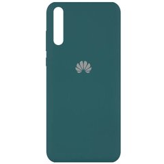 Чехол Silicone Cover Full Protective (AA) для Huawei Y8p (2020) / P Smart S (Зеленый / Pine green)