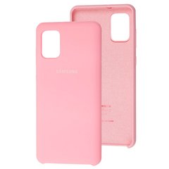 Чехол Silicone для Samsung Galaxy A31 (A315) Premium light pink