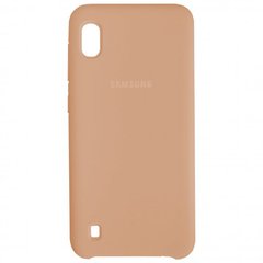 Накладка Silicone Cover for Samsung A10 Pink Sand