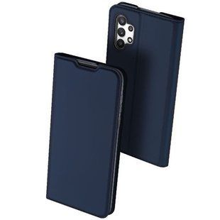 Чехол-книжка Dux Ducis с карманом для визиток для Samsung Galaxy A32 4G Синий