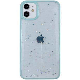 TPU+PC чехол Shiny Stars для Apple iPhone 12 mini (5.4") (Мятный)