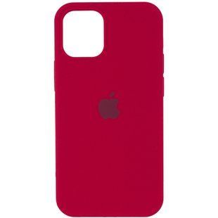 Чохол для Apple iPhone 13 Silicone Case Full / закритий низ Червоний / Rose Red