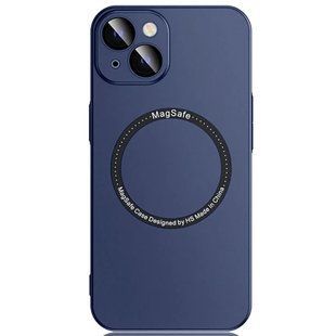 Чехол для iPhone 13 Magnetic Design with MagSafe Navy Blue