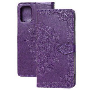 Чохол книжка для Samsung Galaxy M31s (M317) "Art з візитниці" фіолетовий