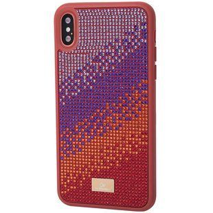 TPU чехол Bling World Rainbown Design для Apple iPhone X / XS (5.8") (Красный)