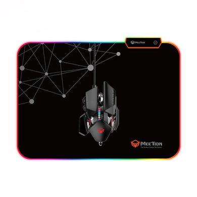 Килимок для миші MeeTion Backlit Gaming Mouse Pad RGB MT-PD120| Чорний
