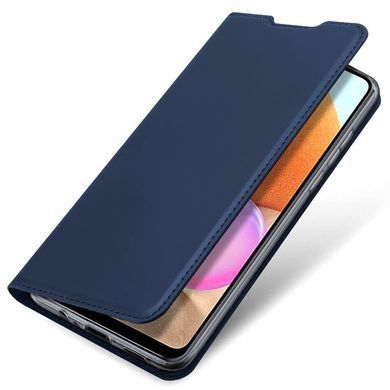 Чехол-книжка Dux Ducis с карманом для визиток для Samsung Galaxy A32 4G Синий