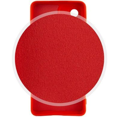 Чохол для Samsung Galaxy S22+ Silicone Full camera закритий низ + захист камери Червоний / Red