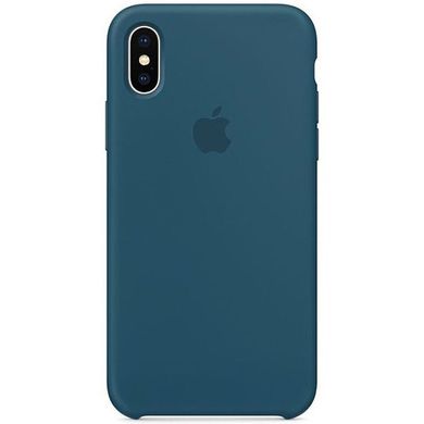 Чехол silicone case for iPhone X/XS Cosmos Blue / Синий