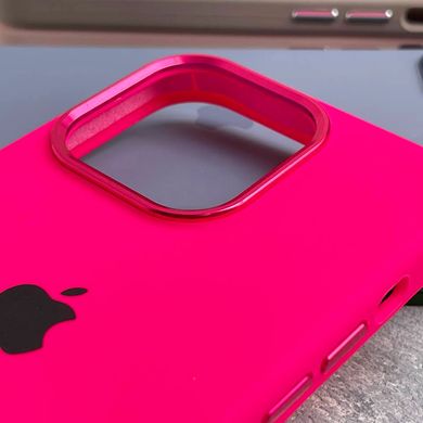 Чехол для iPhone 11 Silicone Case Full (Metal Frame and Buttons) с металической рамкой и кнопками Beige
