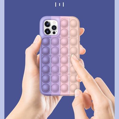 Чехол для iPhone 11 Pro Max Pop-It Case Поп ит Розовый / Pink / White